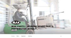 Desktop Screenshot of makparts.com